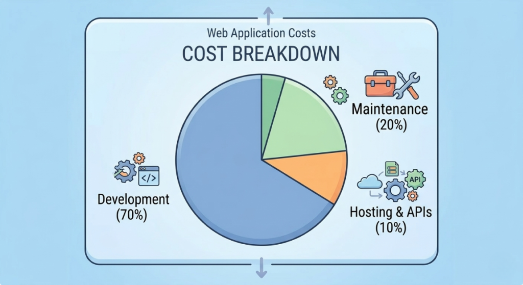 how much does it cost to build a simple web app